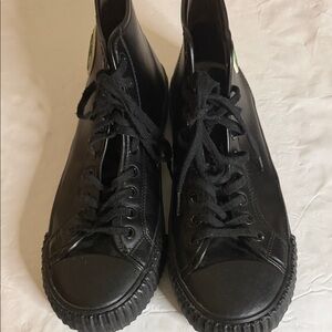 P.F. Flyers  vintage 30th anniversary Men's Black High-Top Lace-Up Sneakers